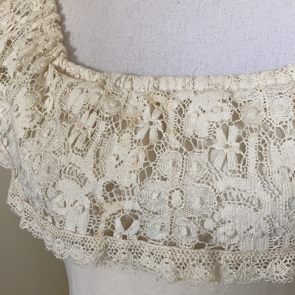 Vintage 1970s Gunne Sax By Jessica San Fransisco Cotton Muslin Wedding Dress - Picture 3 of 16